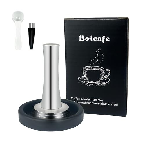 Boicafe Coffee Tamper 39mm 40mm, Espresso Tamper 39mm 40mm, 39mm 40mm 304 Stainless Steel Espresso Coffee Tamper with Mat - Image 2