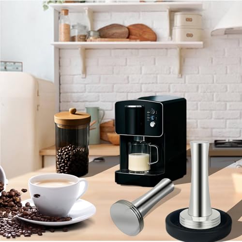 Boicafe Coffee Tamper 39mm 40mm, Espresso Tamper 39mm 40mm, 39mm 40mm 304 Stainless Steel Espresso Coffee Tamper with Mat - Image 4