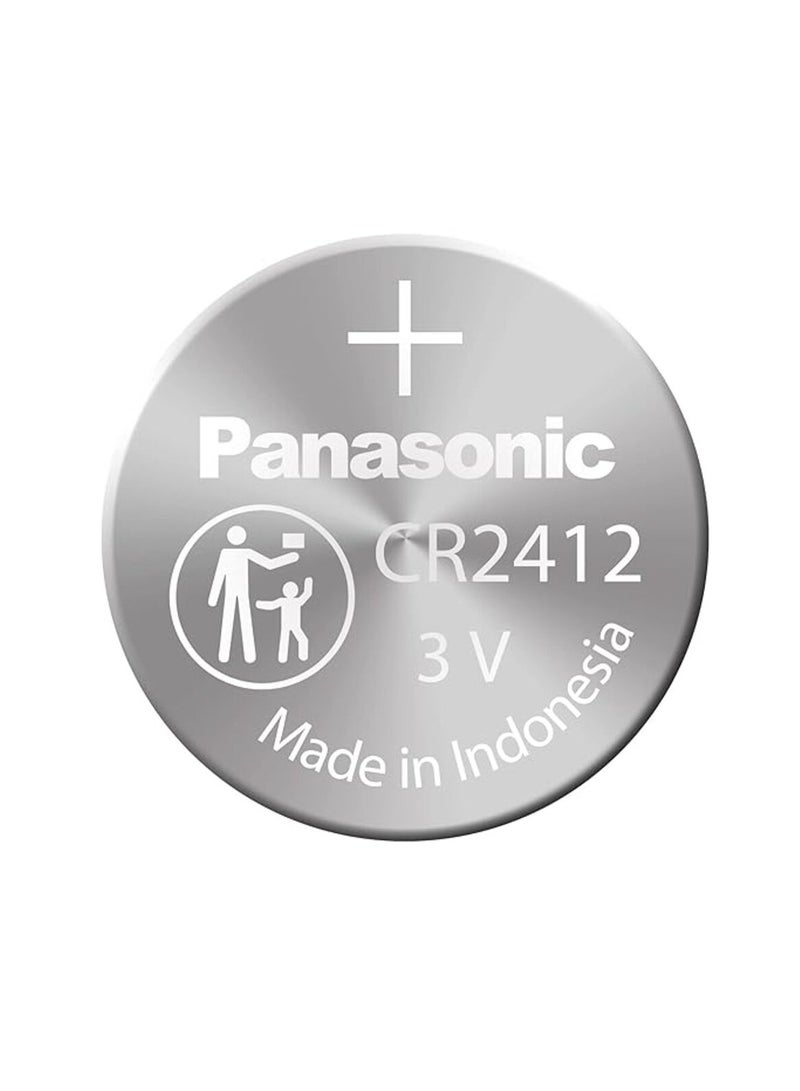 باناسونيك 1-Piece Panasonic CR2412 Lithium 3V Indonesia Battery  - Image 2