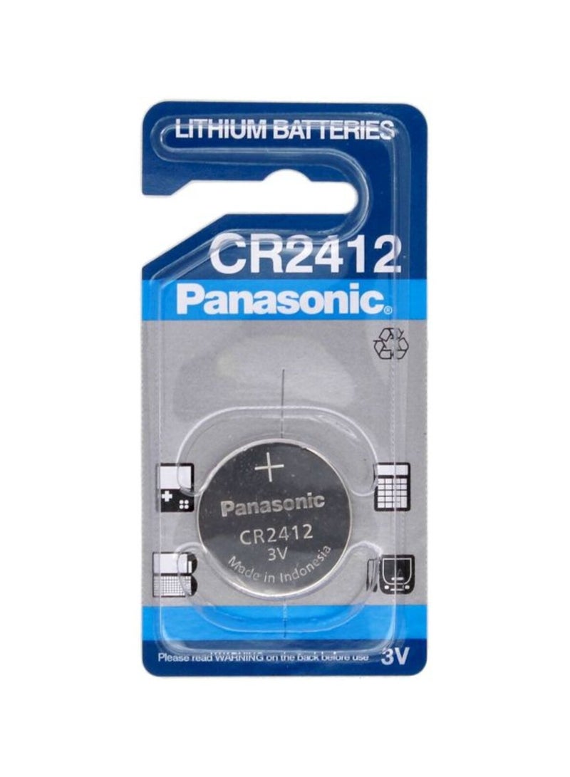 باناسونيك 1-Piece Panasonic CR2412 Lithium 3V Indonesia Battery  - Image 1