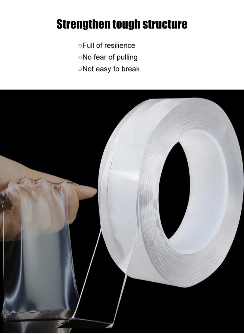 Generic - Double-Sided Nano Tape Washable and Reusable Strong Adhesive Transparent Installation Tape 3M - Image 1