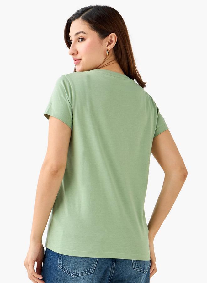 SP Characters Cotton T-shirt with Kuromi Print - Image 3