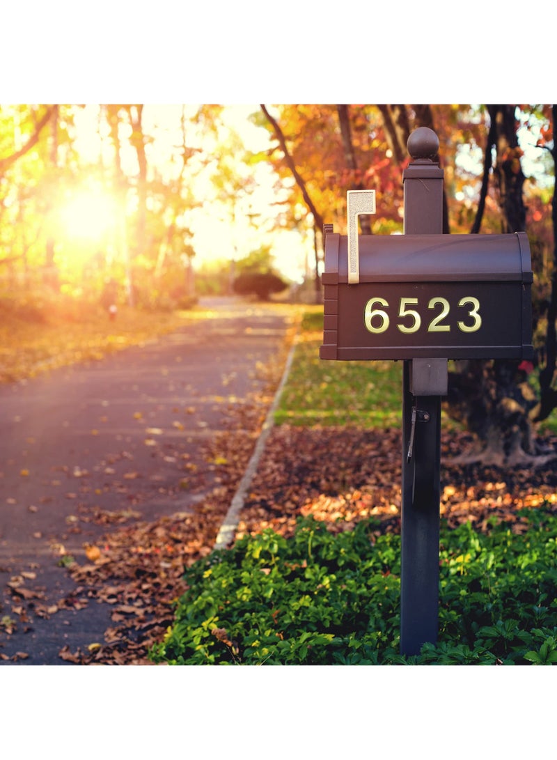 10 Pack 3D Self-Adhesive House Numbers 0-9 for Mailbox, Door, Apartment, Office, and More - 1.4 Inch Address Stickers - Image 5