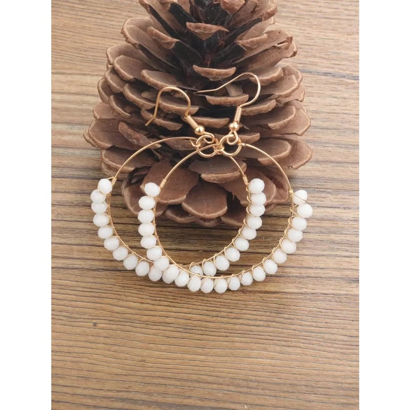 Crystal Decor Drop  Earrings - Image 3