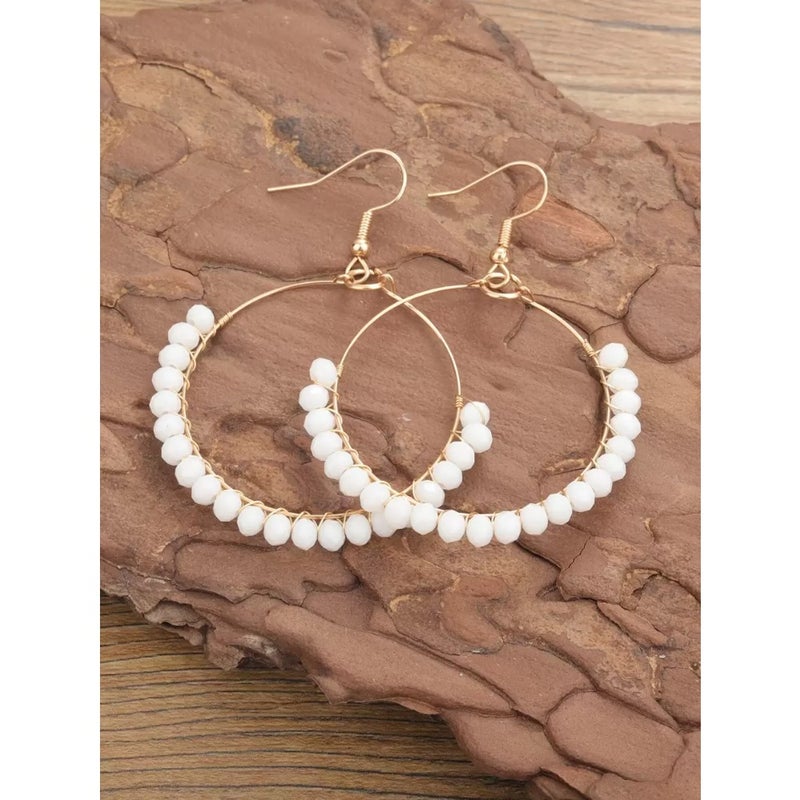 Crystal Decor Drop  Earrings - Image 4