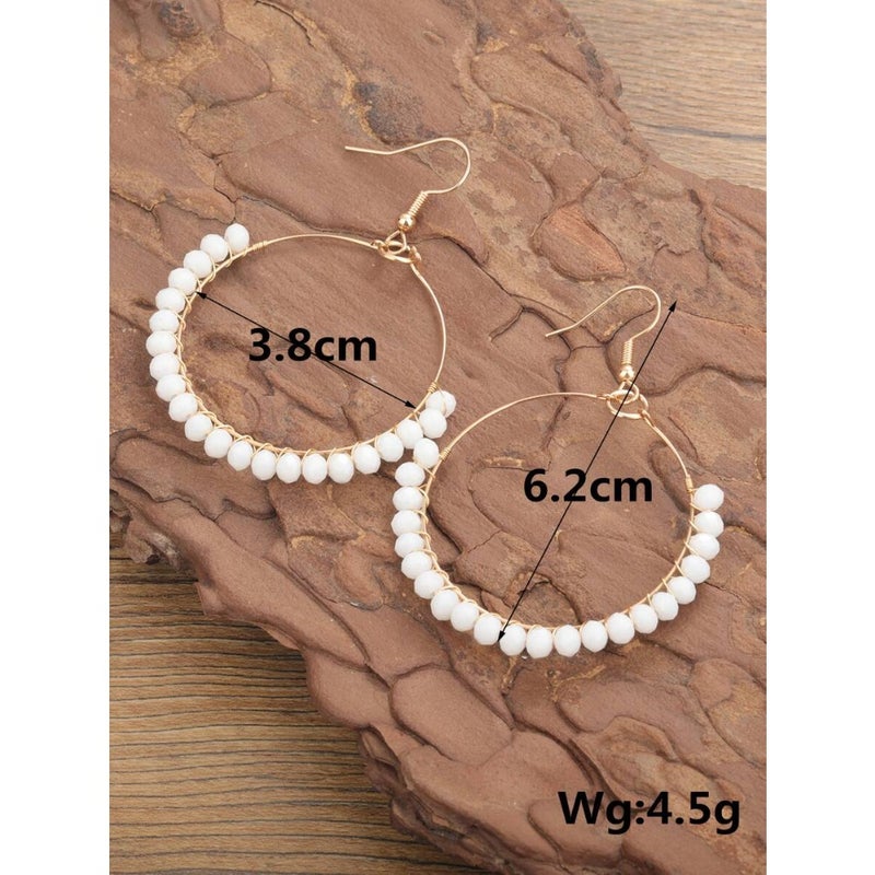 Crystal Decor Drop  Earrings - Image 2