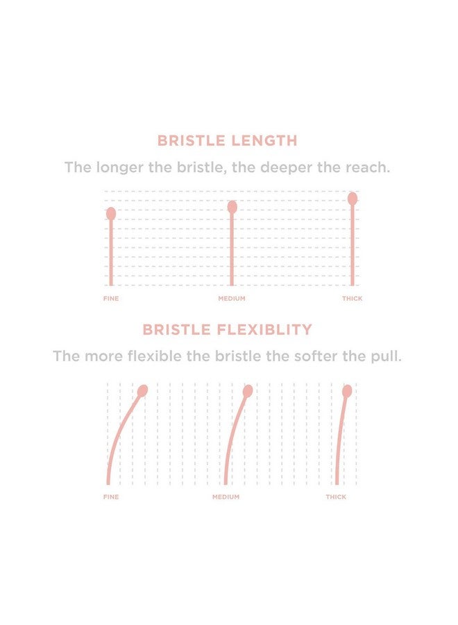 Gimme Beauty Thick Hair Brush Damagefree Detangling Hair Brush With Antistatic & Heat Resistant Nylon Bristles Paddle Brush For Curly + Thick Hair - Image 3