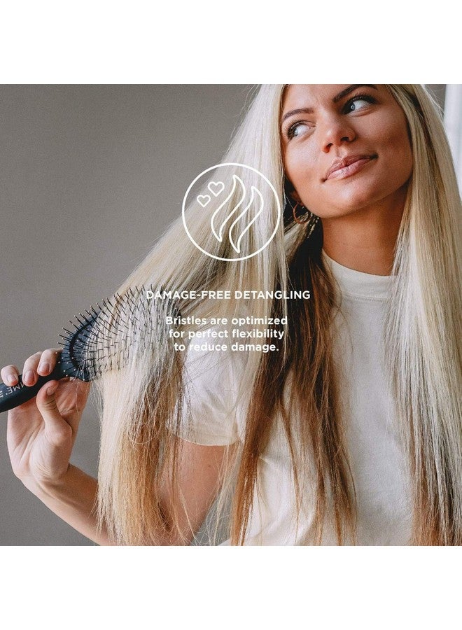 Gimme Beauty Thick Hair Brush Damagefree Detangling Hair Brush With Antistatic & Heat Resistant Nylon Bristles Paddle Brush For Curly + Thick Hair - Image 5