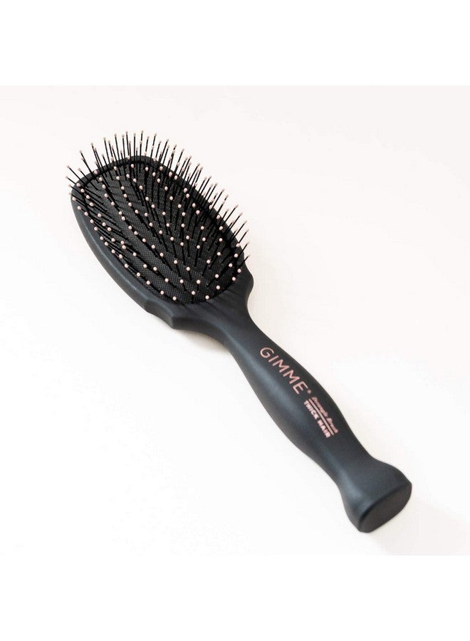 Gimme Beauty Thick Hair Brush Damagefree Detangling Hair Brush With Antistatic & Heat Resistant Nylon Bristles Paddle Brush For Curly + Thick Hair - Image 1