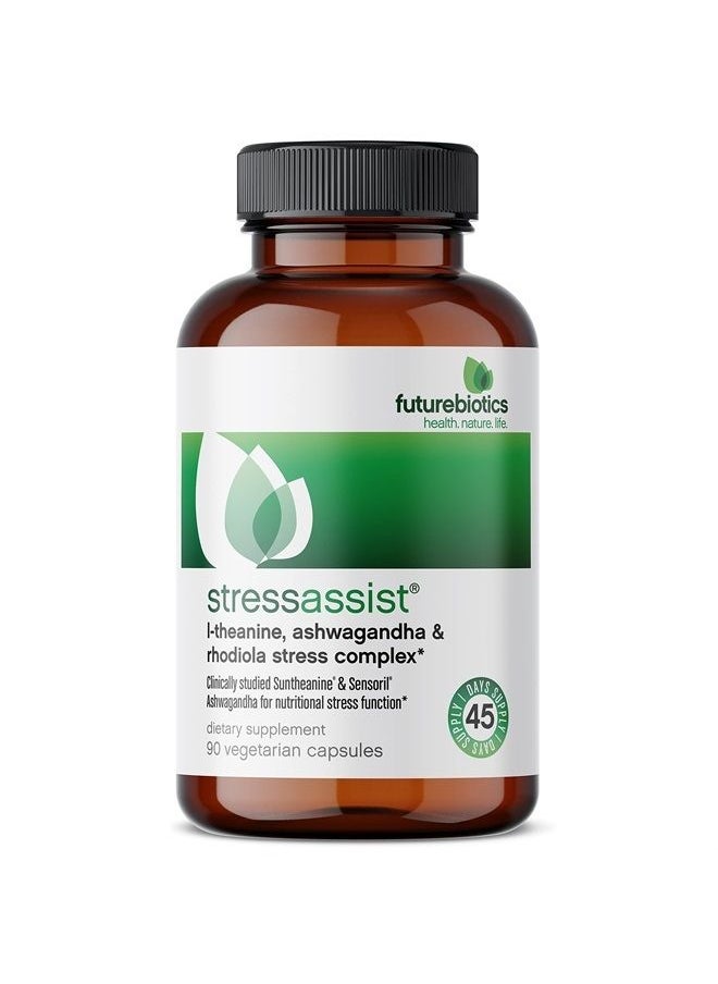 Stressassist® L-theanine Ashwagandha and Rhodiola Rosea Stress Complex - Natural Nutritional Stress Function, 90 Vegetarian Capsules - pzsku/Z521A79A0C21E4F632870Z/45/_/1687913239/77fda5fc-44c0-4156-bedf-ed09748a8c7f