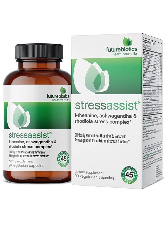 Stressassist® L-theanine Ashwagandha and Rhodiola Rosea Stress Complex - Natural Nutritional Stress Function, 90 Vegetarian Capsules - pzsku/Z521A79A0C21E4F632870Z/45/_/1687913240/975317cb-0a07-4f4a-9ad6-224f5c5dad22