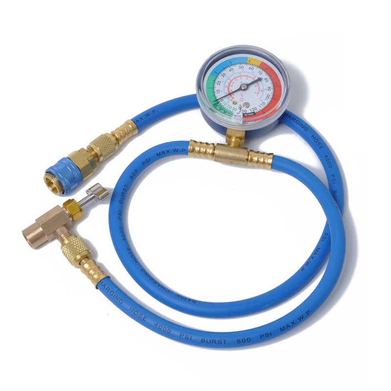 R134a Manifold Gauge Sets Blue - Self Sealing Integrated Core Tool Kit Ac Diagnostic Manifold Gauge Set for Automotive and Household Air Conditioning Maintenance - Image 5