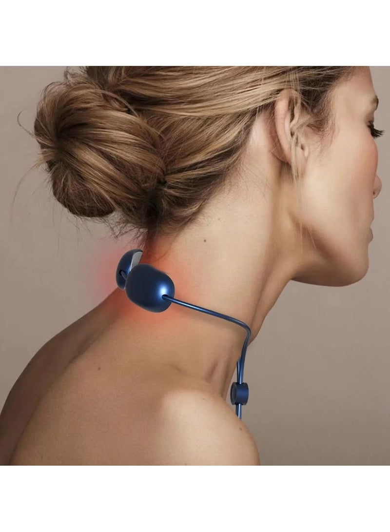 general Mini Cordless Neck Massager with Heat, Pain Relief, Healthy, 4 Modes, 15 Levels, Deep Tissue Massage, Pulse Muscle Massage - Image 4