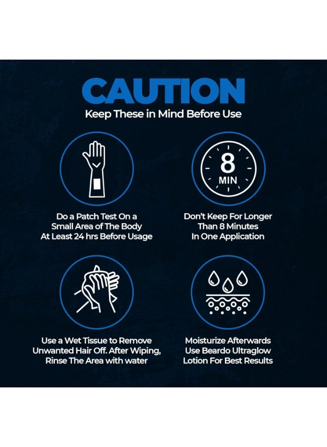 Beardo Hair Removal Spray Advanced for Men, 200 gm| New & Improved| Long Lasting Smoothness | Skin Soothing Aloe & Vitamin E | Quick & Painless Hair Removal in 8 minutes | Hair Removal Cream for - Image 2