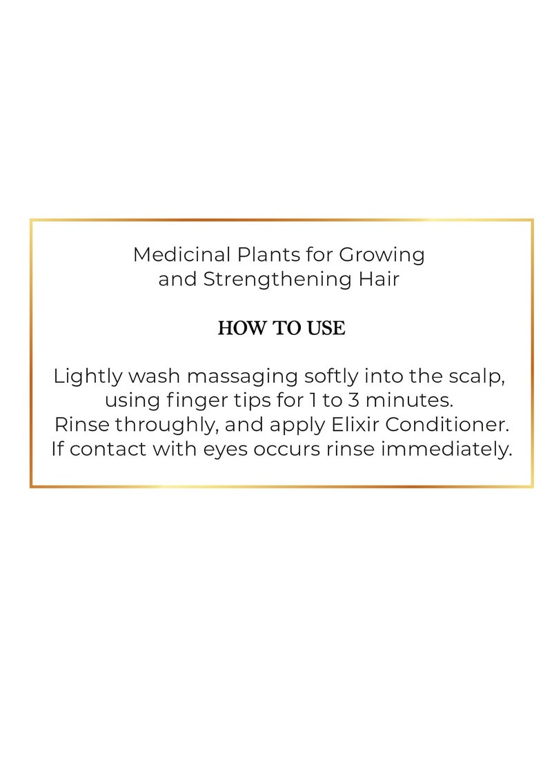 ELIXIR - Elixir by Coco March Hair Growth Shampoo - Plant-Based Thinning Hair Formula for Thicker, Fuller Hair - Chemical-Free for Men and Women - 16.9 fl oz - Image 1