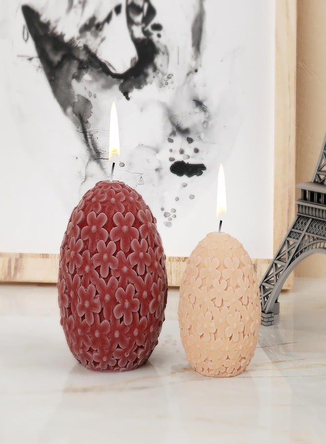 MATIN IMPEX Flower Mold Flower in Egg Mold Egg Candle Mold Jewelry Resin Casting Molds Handmade Silicone Mold for Resin Candle Making Molds (WCM357) - Image 3