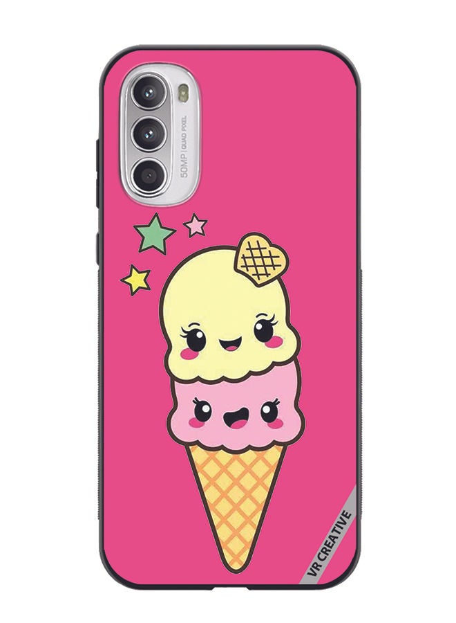 VR CREATIVE Protective Case Cover For Motorola Moto G82 Ice Cream Design Multicolour - Image 1