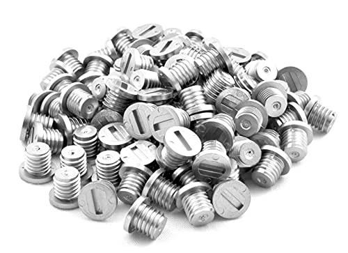 ecoSpikes Stainless Steel Track and Cross Country Spikes (Blank Silver, 100x) - Image 3