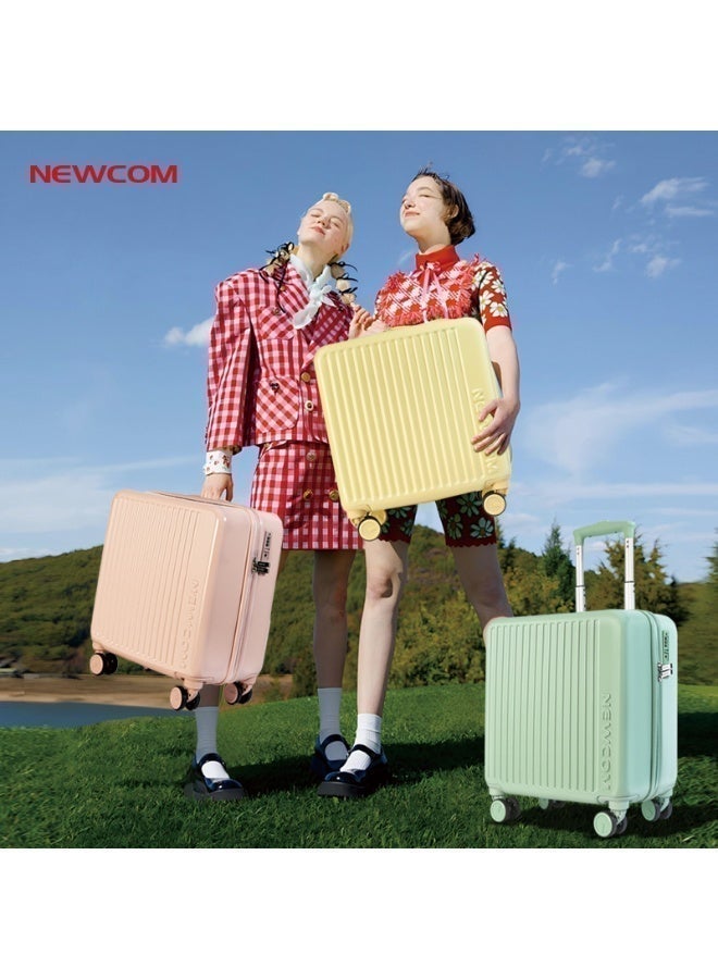 NEWCOM Single Hardside Spinner 4 Wheels Cabin Trolley Luggage With TSA Lock 18 Inches NEWCOM - Image 5