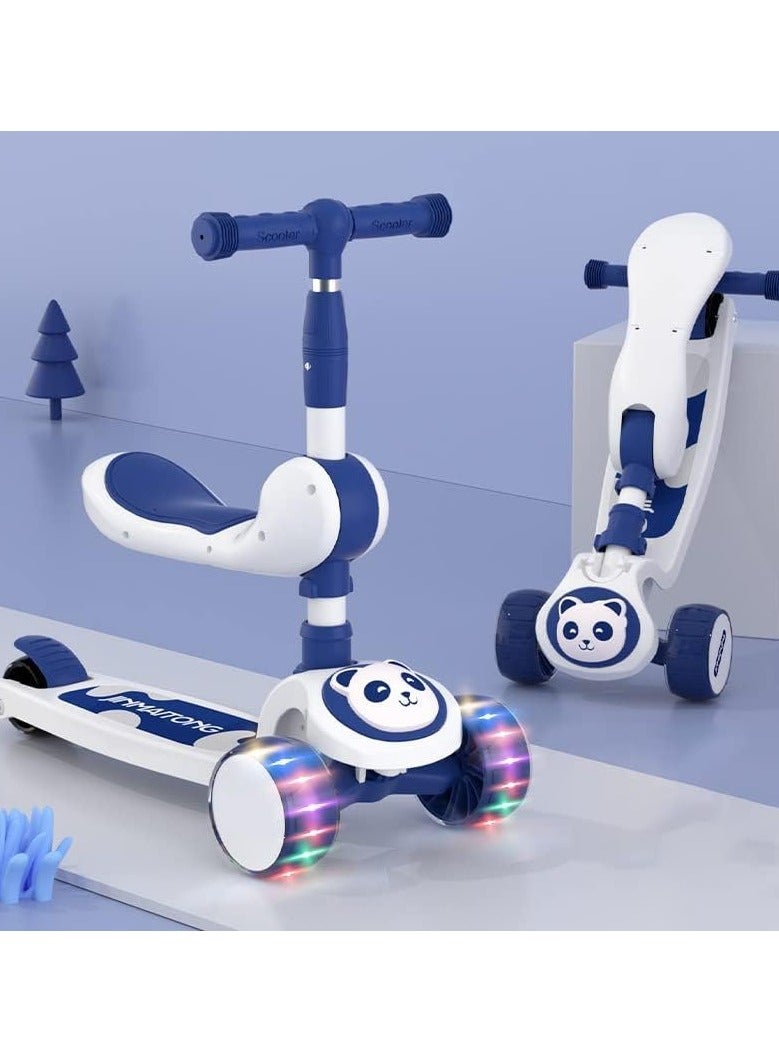 3-Wheel Plastic Scooter with Double Seat, 3 Height Levels 24-4 from 3A - Image 2