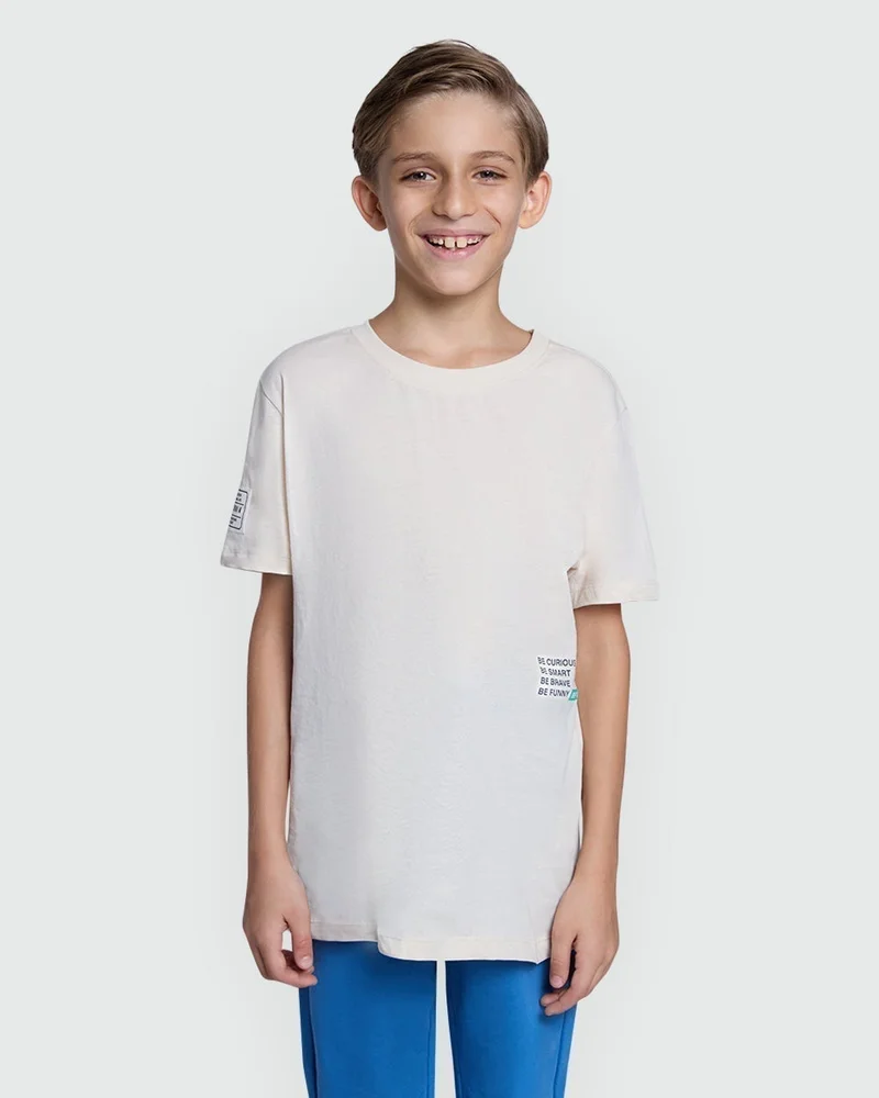 Ovs Short Sleeve Birch Pink Tee For Boys