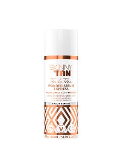 Skinny Tan SkinnyTan Tan and Tone Wonder Serum Express - Hydrating Serum with Anti-Aging Q10, Aloe Vera, and Vitamin E - 1 Hour Express - 4.9 oz 