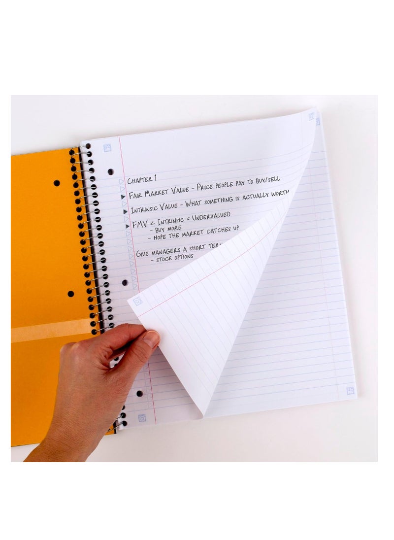 Five Star Five Star Spiral Notebook  Study App 5 Subject  College Ruled Paper  Fights Ink Bleed  Water Resistant Cover  21.6 cm x 27.9 cm  200 Sheets  Color Will Vary (06208)  - Image 4