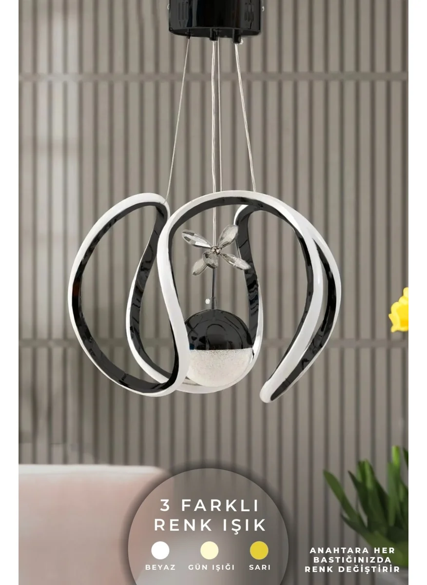 Kitchen Life 3 Color Adjustable Black Coated LED Chandelier - Octopus Chandelier