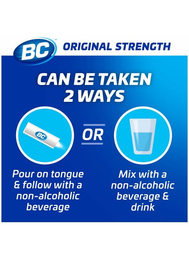 BC Powder | Fast Pain Relief | Aspirin (NSAID) & Caffeine | 50 Count (10042037103993) - Image 4
