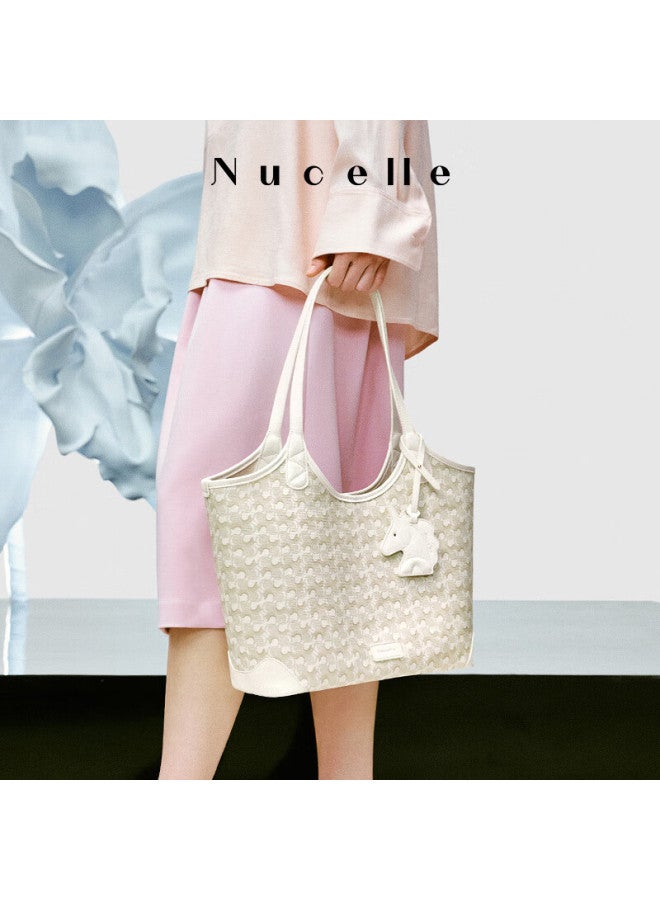 Nucelle Shen Yue Same Style Wave Tote Bag, Women's Large Capacity Commuter Shoulder Bag, New Year Birthday Gift For Wome - Image 2