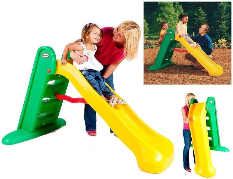 little tikes زلاجة ليتل تايكس إيزي ستور الكبيرة (أشعة الشمس) - مجموعة لعب متينة وآمنة للأطفال - Image 4