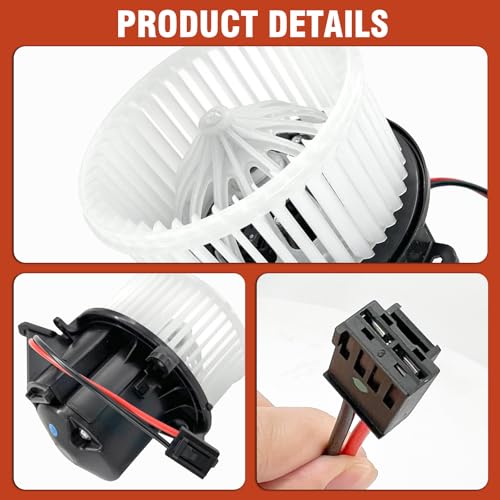 COOLIGO Front AC Heater Blower Motor with Fan Fit for Porsche Panamera 2010-2016, Replacement for OE# 87760, 97057391200, 97057392200, 97057392201 - Image 5