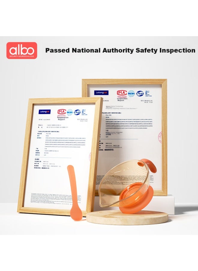 Albo Baby Food Bowl Ppsu Spout Bowl Newborn Special Baby Rice Paste Pointed Mouth Feeding Water Bowl Spoon Set - Image 2