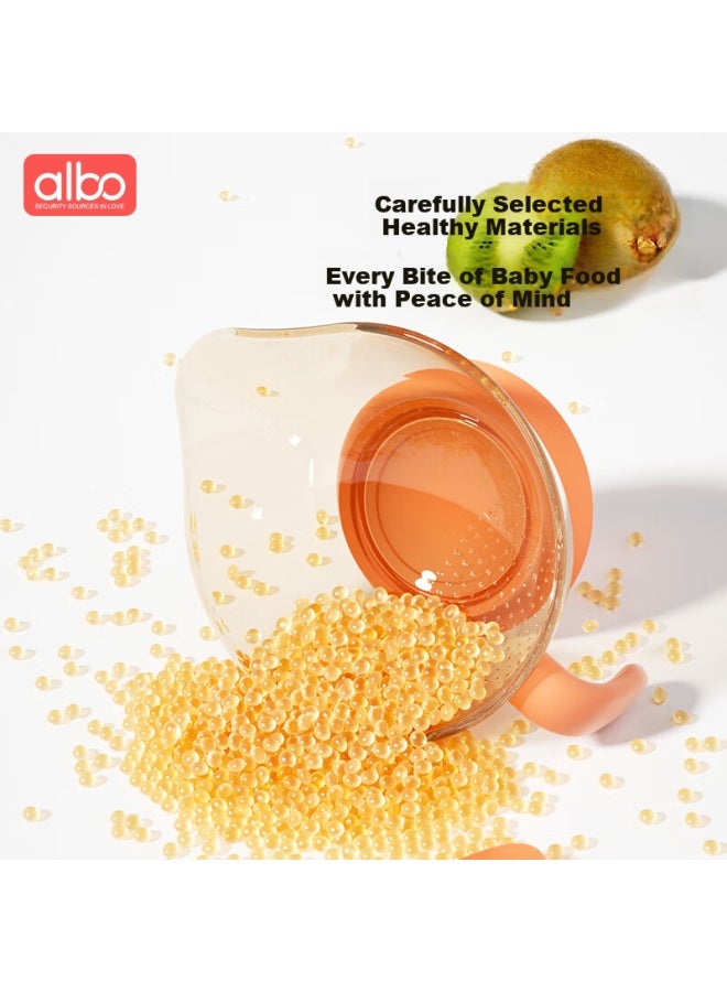 Albo Baby Food Bowl Ppsu Spout Bowl Newborn Special Baby Rice Paste Pointed Mouth Feeding Water Bowl Spoon Set - Image 3