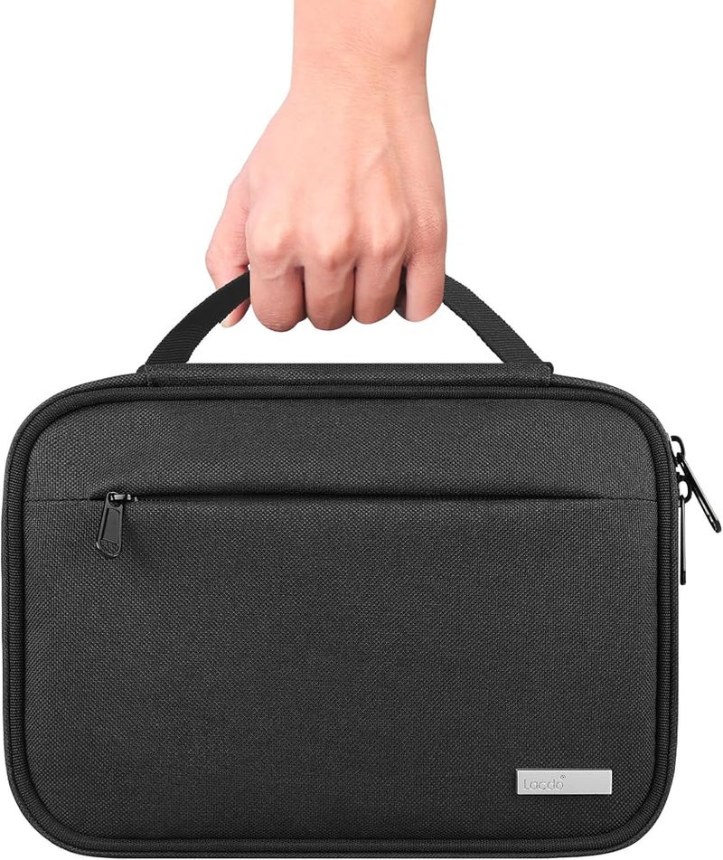 Lacdo Cord Organizer Travel, Cable Organizer Bag Case, Portable Electronics Organizer Travel Case, 6 Layer Large Capacity Charging Cords Storage Organizer for Cables, SD Card, travel Essentials, Black - Image 5