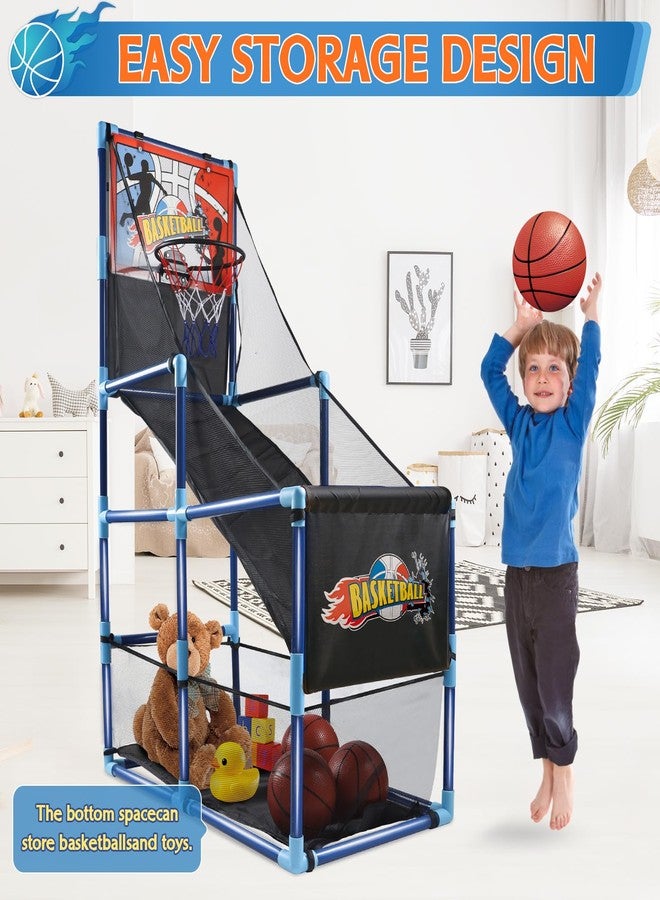 OCHIDO Arcade Basketball Game Set with 4 Ball,for Kids 3 4 5 6 7 8 9 10 +Years Old Boys,Kids Indoor/Outdoor Sport Play,Ideal Gift Age 3-5,6-8,8-10 - Image 5
