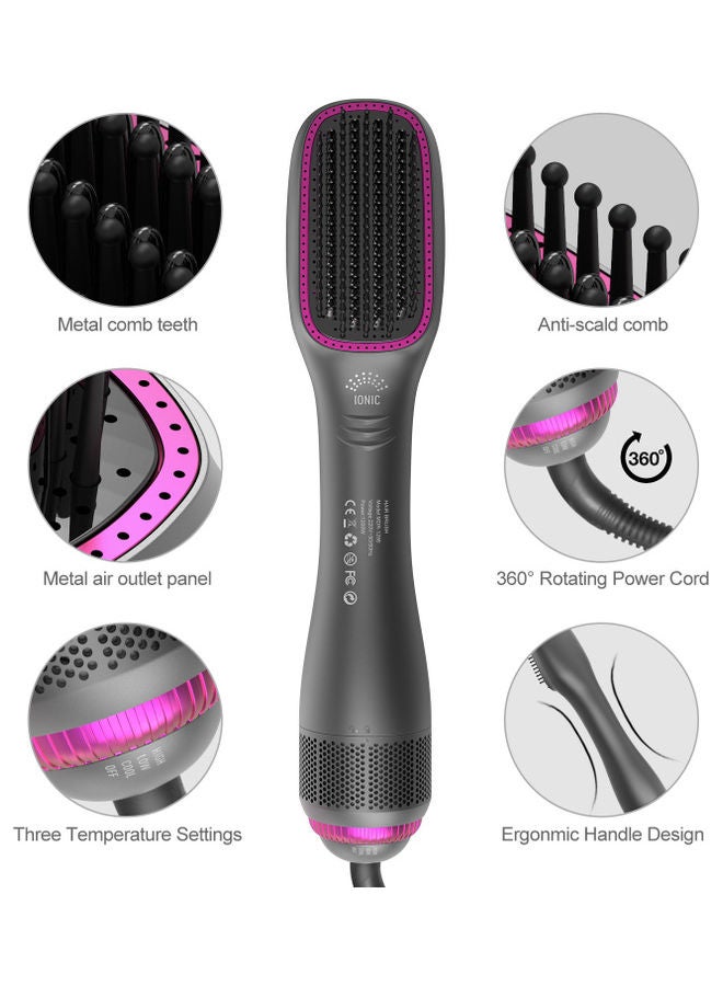 Professional Steam And Infrared Hair Dryer Grey 12.5x2.3inch - Image 3