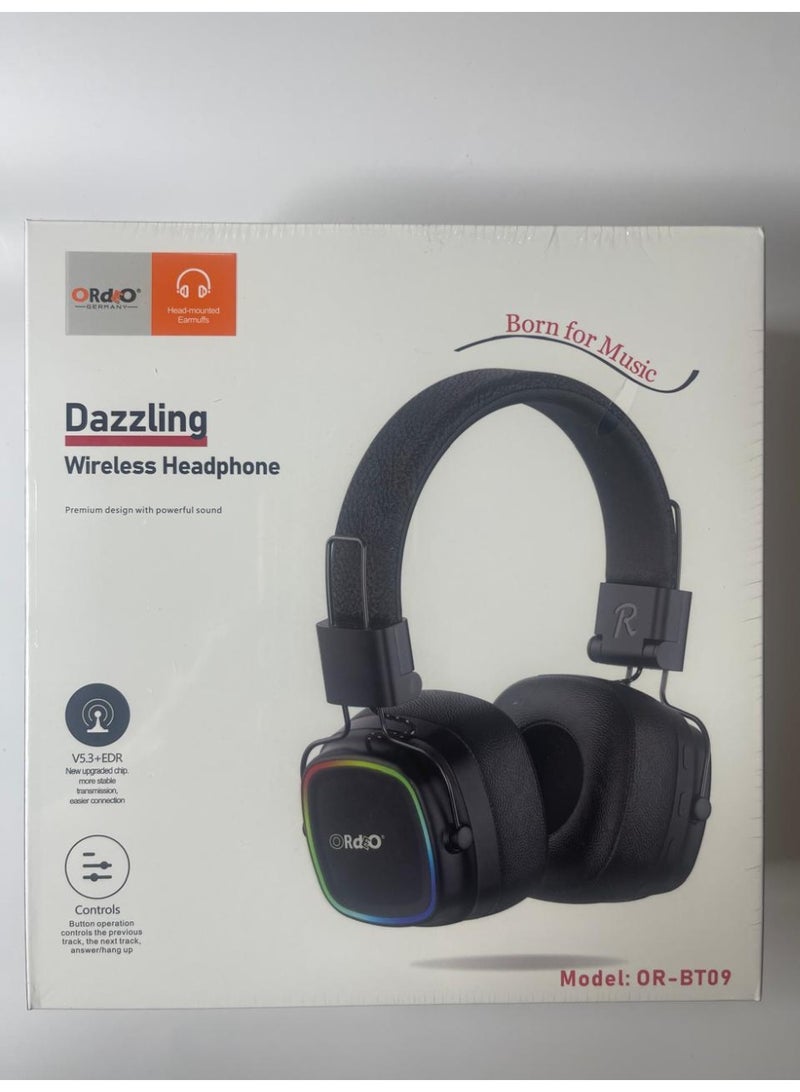 ORDEO Wireless Bluetooth Headphones OR-BT09 – 40mm Drivers, Hi-Res Audio SBC/AAC/aptX/LDAC, 48H Playtime, NFC, Built-in Mic, Wired & Wireless - Image 3