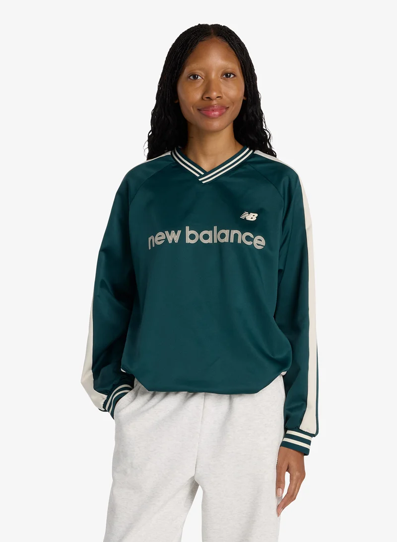Satin Woven Pullover