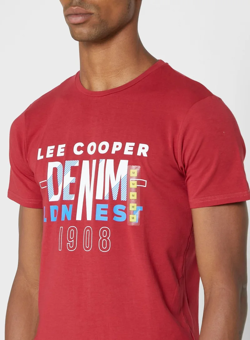 Lee Cooper Graphic Crew Neck T-Shirt