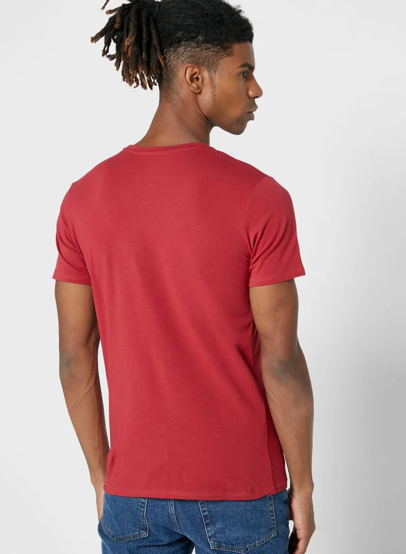 Lee Cooper Graphic Crew Neck T-Shirt
