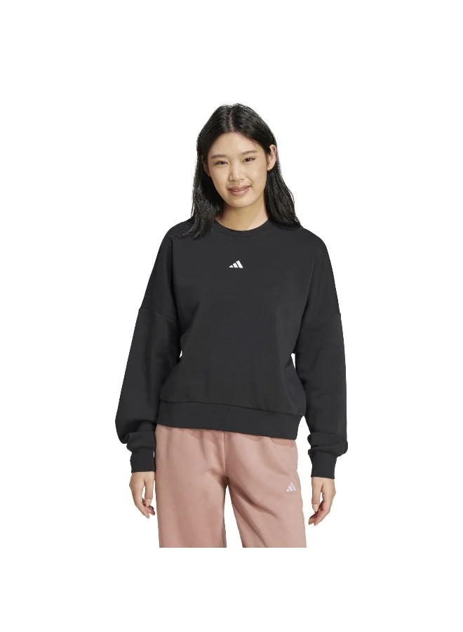 adidas W Sl Fc Swt Black Training Sweatshirts For Women XS