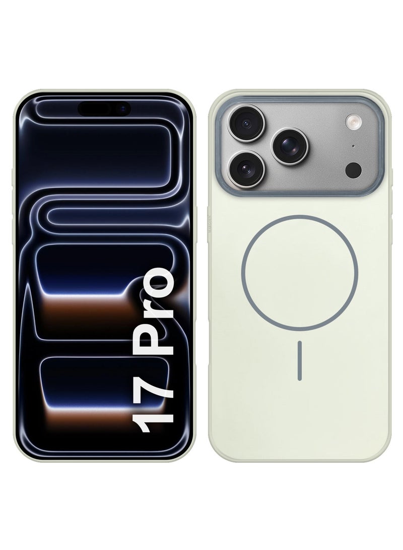 Premium Glossy Case Cover for iPhone 17 Pro - Hard TPU Case Cover - Slim Fit Design and Full Edge Coverage - Off White - Image 1