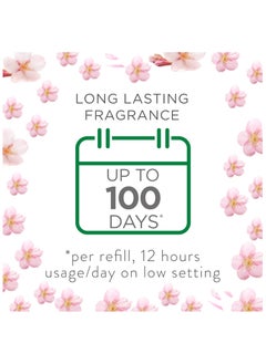 Air Wick scented oil fragrance diffuser + cherry blossom scented refill 19ml, last up to 100 days.  - Image 2