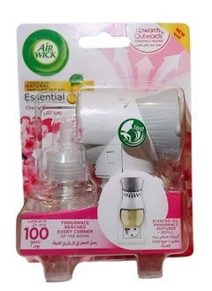 Air Wick scented oil fragrance diffuser + cherry blossom scented refill 19ml, last up to 100 days.  - Image 1