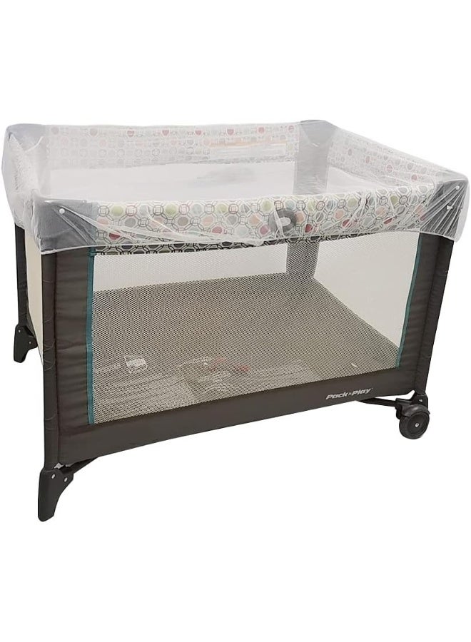 DODO NICI Baby Mosquito Net for Stroller with Storage Bag, Stroller Netting Mosquito with Organizer for Cribs, Infant car seat Insect mesh net, Easy Installation,Black Pink White (White) - Image 3