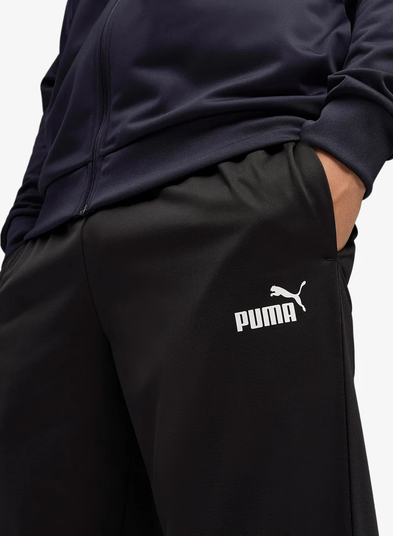 Puma New Navy Essentials No.1 Logo Poly Tracksuit for Men | Best Price UAE