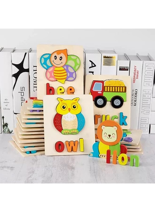 IAF Board with Colorful Alphabet 3D Puzzle - (Set of 3 Random Designs) - Image 1