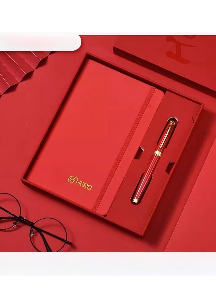 Hero Hero Treasure Bead Signature Notebook Classic Gift Set for Business Office  - Image 1