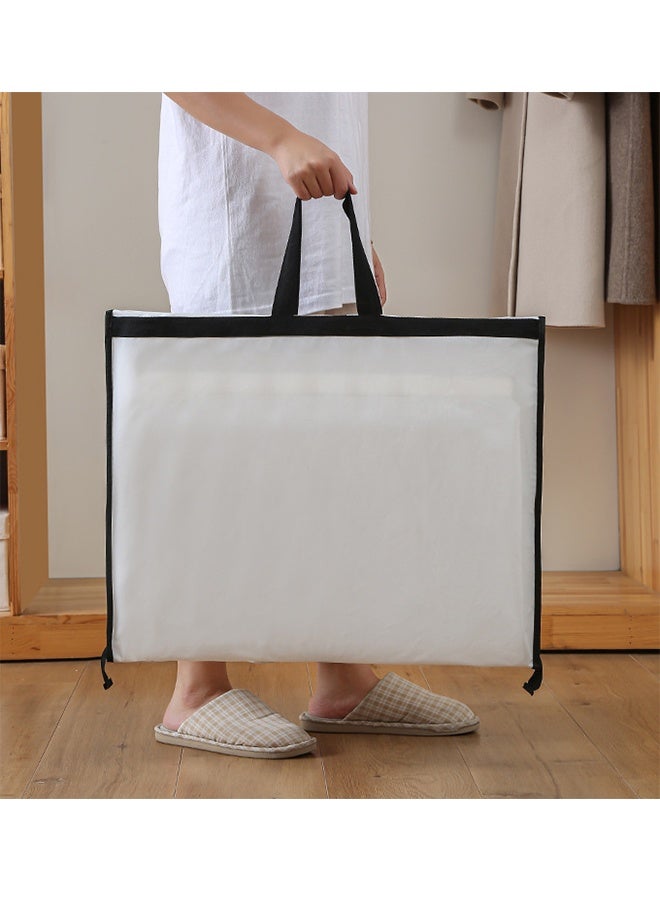 2 Pieces 180cm×60cm White Household Clothing Dust-Proof Bags, Dust-Proof Covers, Clothing Storage Bags, Hanging Garment Bag, Clothing Storage Dust-Proof Bags, Outdoor Clothing Storage Bag, Can Be Stacked, Hung, Suitable For Use At Home And During Travel.  - Image 4